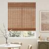 Cordless Bamboo Shades for Windows Bamboo Blinds Window Blinds for Patio Porches. Brown, 54.5" W x 55" H (138.43cmW x 139.7cmH) view 1