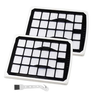 2Pcs Filter With 1Pcs Cleaning Brush, Compatible For Eureka, AK9/AK10 Vacuum Cleaners Parts Replacement Filters