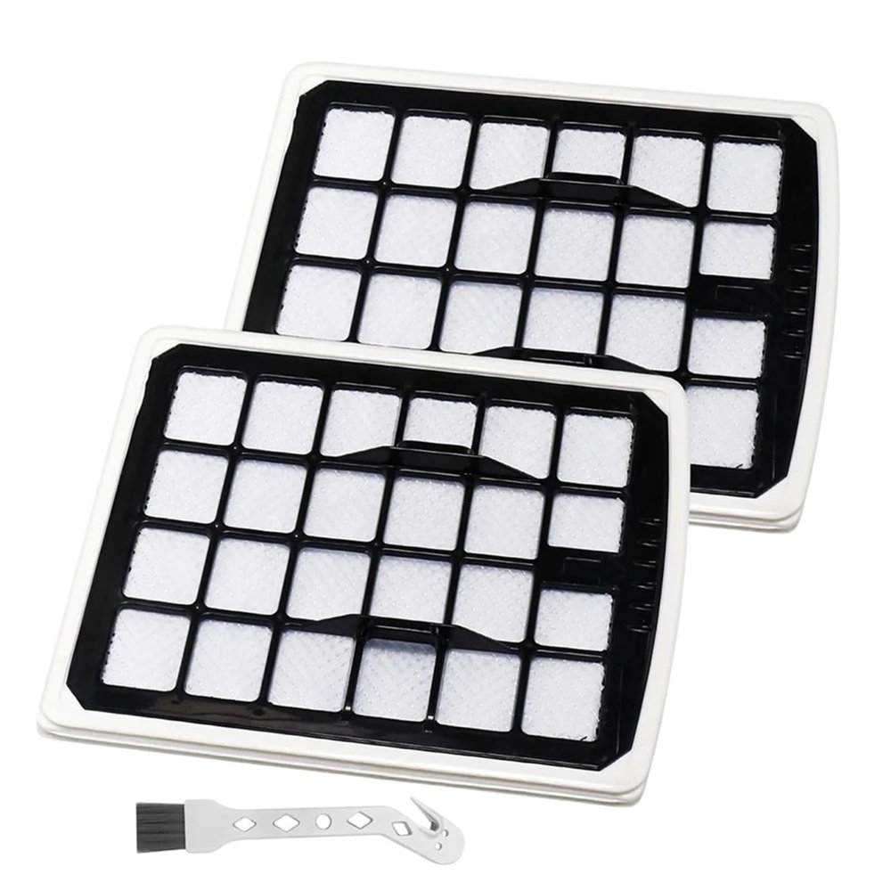 2Pcs Filter With 1Pcs Cleaning Brush, Compatible For Eureka, AK9/AK10 Vacuum Cleaners Parts Replacement Filters