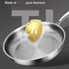 2026 New Pure Titanium Hammered Non-Stick Pan, 10.23in Scratch Resistant, Dishwasher Safe, Durable Cookware for Healthy Cooking, No Coating, Pro Quality view 2