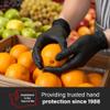 GLOVEWORKS XXL Black Nitrile Gloves for Cooking and Food Prep Disposable 5 Mil Professional Cleaning, 1000 Count (Pack of 3) view 3