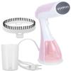 Portable Steam Iron for Clothes, 300ml Handheld Pink US Plug view 1
