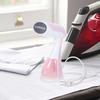 Portable Steam Iron for Clothes, 300ml Handheld Pink US Plug view 3