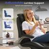 Office Chair Big and Tall, Adjustable Lumbar Support for Back Pain Relief, Double Cushioned Comfy Ergonomic Home Office Chair, Extra Wide Seat & Flip-up Armrests Office Chairs view 3