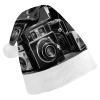 FekiLoot Retro Cool Camera Collection Christmas Hat for Adults, Personalized Classic Santa Hat Family Matching Christmas Hats for Party view 1