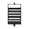 360 Rotating Shoe Rack,Adjustable Height Pull-Out Organizer,Aluminum Alloy Vertical Flip Shoe Shelf,Save Space(6 Tier) view 1