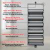 360 Rotating Shoe Rack,Adjustable Height Pull-Out Organizer,Aluminum Alloy Vertical Flip Shoe Shelf,Save Space(6 Tier) view 4