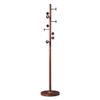 BGGJJ Floor Standing Coat Rack Simple Solid Wood Floor-Standing Household Coat Rack Bedroom Creative Vertical Clothes Hanger Coat Rack Freestanding view 1
