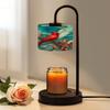Candle Warmer Lamp with Timer and Dimmer, Serene Cardinal Art Blossoms Sky Wax Melt Warmer with 4 Bulbs, House Warming Birthday Gifts for Women Mom New Home Decor view 1