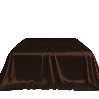 Thread Decor Silk Flat Sheet Only, King Size, 1-Piece Dark Chocolate Top Sheet for Hair & Skin, Cooling Extra Soft Luxury Bedding, Hotel Quality All-Season Sheet Sold Separately