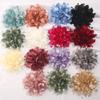 10Pcs Handmade Polyester Rose Fabric Flowers, 9.5cm 3.74 inch Decorative Artificial Floral for Wedding Dress, Hats, Headband, Indoor and Outdoor Use (10Pcs Khaki) view 2