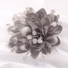 10Pcs Handmade Polyester Rose Fabric Flowers, 9.5cm 3.74 inch Decorative Artificial Floral for Wedding Dress, Hats, Headband, Indoor and Outdoor Use (10Pcs Khaki) view 3