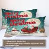 GKPLY Merry Christmas Comforter Cover, Cartoon Duvet Cover Set, Christmas Bedding & Home Decor, Zipper & Ties, Reversible Print Comforter Set & 2 Pillow Cases, California King view 4