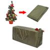 Mrisata Artificial Christmas Tree Storage Bag Heavy Duty Zippered Christmas Tree Storage Container for Holiday Decorations Green Oxford Cloth, Xmas Organizer Container (173 * 76 * 51cm) view 2