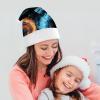LOKLNEYK Christmas Hat for Adult Ice And Fire Dragons Holiday Santa Hat Comfort Xmas Hats Unisex Christmas Cap view 4