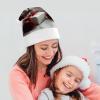 FodPand Gifts And Roses Santa Hat Unisex Christmas Hat Plush Xmas Hats Thicken Santa Hats New Year Party Headwear view 4