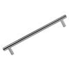 FIXED UP FINDS for 5X Euro Style 3-3/4 Centers Solid Chrome Cabinet Handle Pull 5-3/8 view 1