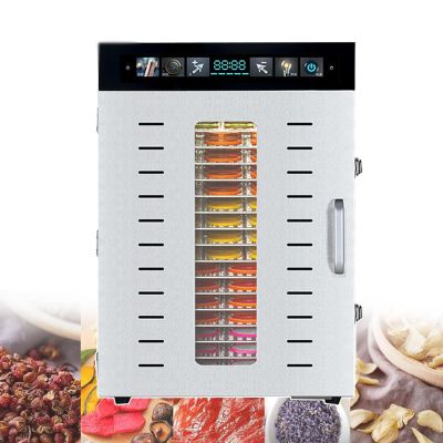 GGAHDSRH Carpet Dryer for Fruit Jerky Herb Tea | Electric Carpet Drying Machine 86-194F | Food Dehydrator Machine 0-24h | Jerky Dehydrator Machine | Drying Capacity: 33-46kg/40-60kg,16-Layer,