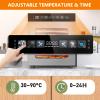GGAHDSRH Carpet Dryer for Fruit Jerky Herb Tea | Electric Carpet Drying Machine 86-194F | Food Dehydrator Machine 0-24h | Jerky Dehydrator Machine | Drying Capacity: 33-46kg/40-60kg,16-Layer, view 3