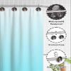 Shower Curtain Hooks Set of 12 Snowman Christmas Tree Gift Deer Decorative Rings for Bathroom Stainless Steel Rustproof Roller Shower Curtain Hangers for Bathtub view 4