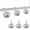 Shower Curtain Hooks Set of 12 Christmas Snowman Blue Pine Trees Linen Decorative Rings for Bathroom Stainless Steel Rustproof Roller Shower Curtain Hangers for Bathtub view 2