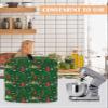 Green Christmas Stand Mixer Cover with Storage Pocket, Red Yellow Xmas Tree Snowflake Gifts Waterproof Kitchen Mixer Covers, Kitchen Appliance Dust Cover Compatible with 6-9 Quart Mixers view 4