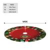 1st Light Armored Reconnaissance Battalion Christmas Tree Skirt Christmas Decorations Soft Red Green Christmas Decor Mat for Xmas Holiday Decorations 36" view 3