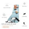 ZERAOKE Microfiber Beach Towel for Adults & Kids, Beach Theme Seashells, Sand Free Beach Towel Oversized Quick Dry Absorbent Lightweight Beach Blanket Bath Towel for Women & Girls, 31.5x63 Inch view 3