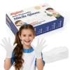 Xandoval Kids Disposable Gloves for 4-8 Years, 5Mil Small White Nitrile Gloves for Work, Cleaning, Cooking, GardeningLatex-Free and Powder-Free(XS,50PCS) view 1