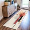 2.6x8 Mid Century Runner Rug for Hallway, Washable Modern Boho Geometric Rug Runner Non Slip, Mid Century Home Decor Carpet for Kitchen, Bedroom, Entryway, Laundry Room, Ultra Thin Soft C334 view 4