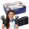 Xandoval Kids Disposable Gloves for 4-8 Years, 5Mil Small Black Nitrile Gloves for Work, Cleaning, Cooking, GardeningLatex-Free and Powder-Free(XS,100PCS) view 1