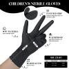 Xandoval Kids Disposable Gloves for 4-8 Years, 5Mil Small Black Nitrile Gloves for Work, Cleaning, Cooking, GardeningLatex-Free and Powder-Free(XS,100PCS) view 2