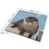 HEBVNJF Seat Cushion Memory Foam Office Chair Cushion Cute Otter Chair Pad for Soft Support Tailbone Pain Relief Sciatica view 2