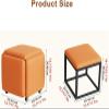 SoOSSN Seating Cube 5 in 1 Stool Stackable Sofa Chair Stool with Swivel Casters Movable Footstool(F,45cm) view 3