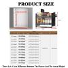 2-Tier Pull Down Shelf Organizer,Heavy-Duty Lift Basket for Spices,pull Down Shelf,for Kitchen Pantry and Bathroom(710x260x540mm) view 2