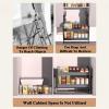 2-Tier Pull Down Shelf Organizer,Heavy-Duty Lift Basket for Spices,pull Down Shelf,for Kitchen Pantry and Bathroom(710x260x540mm) view 3