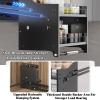 2-Tier Pull Down Shelf Organizer,Heavy-Duty Lift Basket for Spices,pull Down Shelf,for Kitchen Pantry and Bathroom(710x260x540mm) view 4