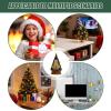Christmas Snow Globe, Holiday Party Ornament with Glowing LED Lights, Decorative Christmas Globe for Windowsill, Festive Display for Friends Teens Men Dining Room Shelf Living Room Bedroom view 4