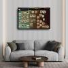 Evolution to The Human Skull Poster History Canvas Painting Wall Art Poster for Bedroom Living Room Decor 24x16inch(60x40cm) view 3