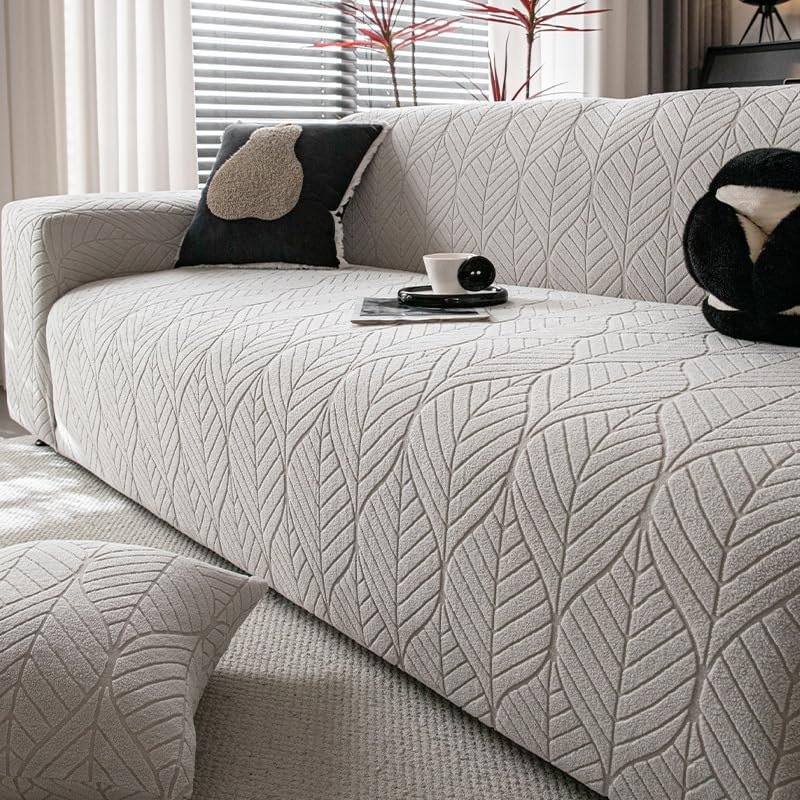 2 Cushion Loveseat Couch Cover, Soft Thickened Stretch Sofa Slipcover, Anti Slip Washable Wear Resistant Pet Friendly Furniture Couch Protector