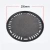 1pcs Round Iron Barbecue Grill Plate - Durable Indoor/Outdoor Cooking Pan for Perfect Grilling view 2