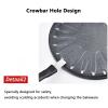 1pcs Round Iron Barbecue Grill Plate - Durable Indoor/Outdoor Cooking Pan for Perfect Grilling view 4