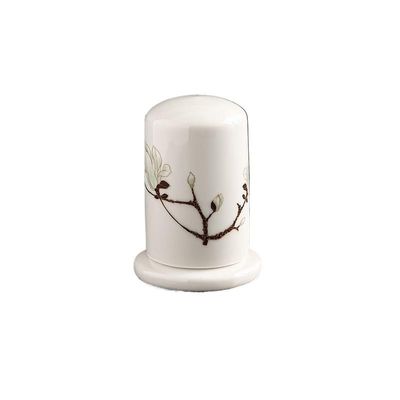 KBBYT Chinese Style Ceramic Toothpick Holder With Colorful Traditional Pattern, Airtight Dispenser for Kitchen, Dining Table & Home Decor(B)