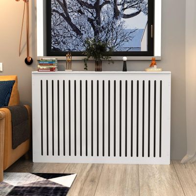Radiator Cover Cabinet Modern Occlusion Decorative Shelf for Living Room, Hallway, Bedroom Hidden Heater Protector