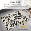 Abstract Rug, 5x8 Area Rugs Beige Grey Black Eclectic Pattern for Living Room, Bedroom, Abstract Home Decor Accessories Indoor Carpet, Non Slip & Machine Washable view 4