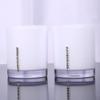 5PCS Acrylic Bathroom Accessories Set, Luxury Bathroom Supplies, Purple Bath Cup Toothbrush Soap Dish Holder, High Gloss Scratch Surface, for Home Hotel Restauran view 1
