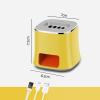 Electric Nut Shelling Machine, Automatic Nutcracker Tool for Kitchen, Household Gadget for Nut Lovers, Housewarming Gift- Yellow view 2