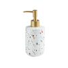 Beautiful 370ml Ceramic Lotion Soap Dispenser Refillable Pump Bottles for Bathroom, Countertop Bathroom Decor view 1