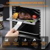 GGAHDSRH Electric Griddles and Steak Cooker, Teppanyaki Grills 1700w Countertop Griddle Oven, 4 Temperature Control Levels, Easy to Clean, view 3