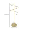 FURUIM2024M Free Standing Coat Stand Spiral Rotating Coat Rack 60.2" Tall Gold Stand Carbon Steel and Iron Frame Ideal for Clothing Storage view 2